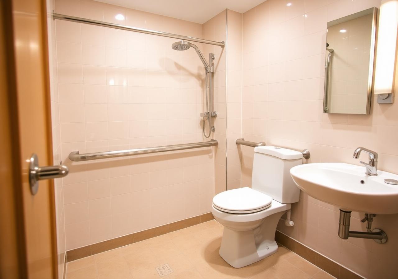 Safer modified Indian bathroom